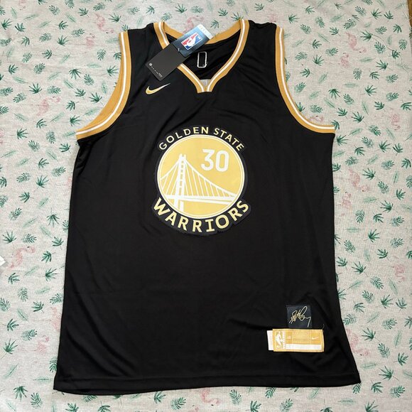 Nike Stephen Curry Black Golden State Warriors Swingman 30# Jersey NBA - Picture 1 of 6